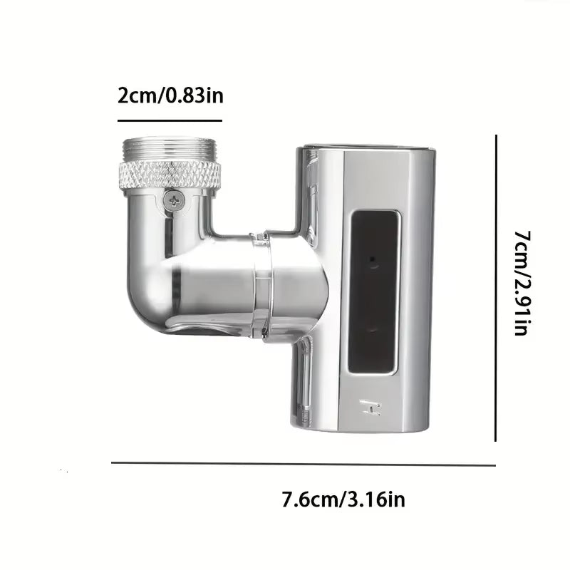 Small Flying Rain Faucet Kitchen Vegetable Washing Shower Faucet Four-Speed Rotating Dishwashing Spout Faucet Waterfall Aerator