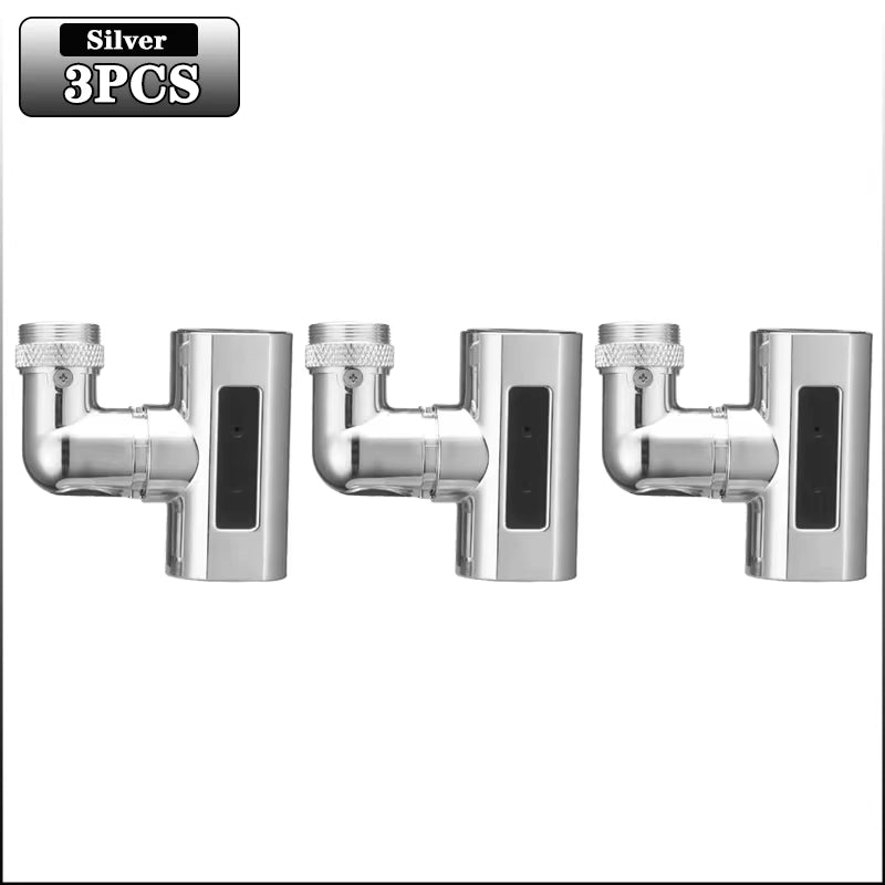 Small Flying Rain Faucet Kitchen Vegetable Washing Shower Faucet Four-Speed Rotating Dishwashing Spout Faucet Waterfall Aerator